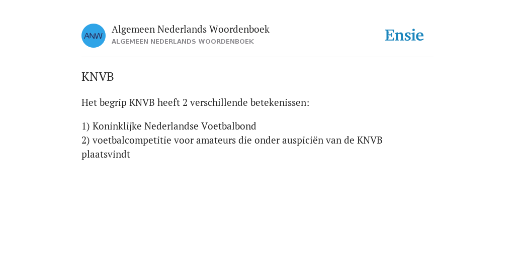 Koninklijke Nederlandse Voetbalbond KNVB, KNVB logo transparent